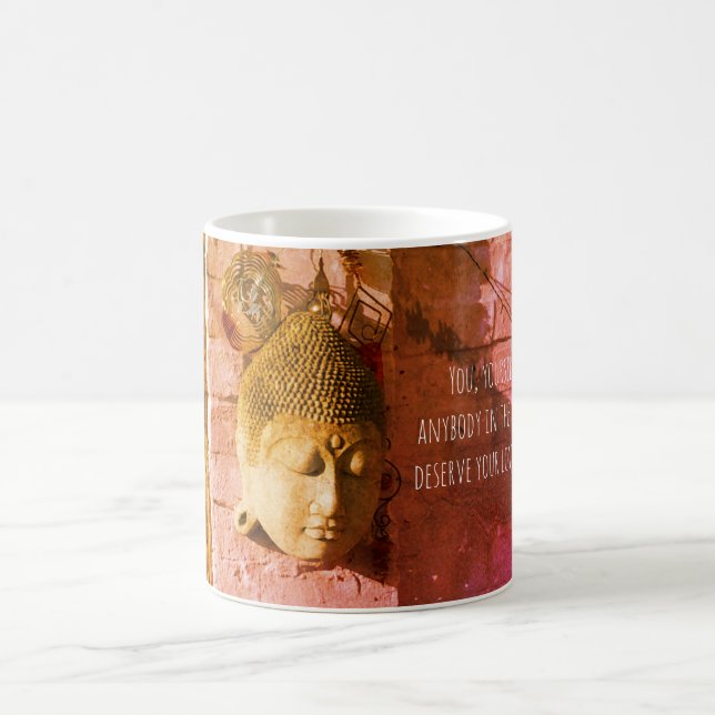Meditation with Buddha's words Kaffemugg (Center)