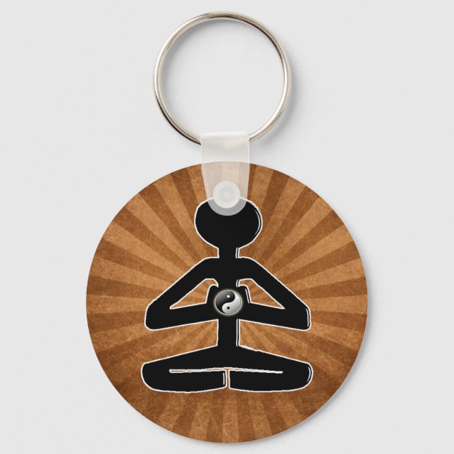 MEDITATION YGA YIN YANG NYCKELRING (Framsida)