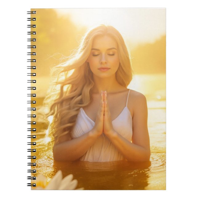 MEDITATION - YOGA -- CARPE DIEM ANTECKNINGSBOK (Framsidan)