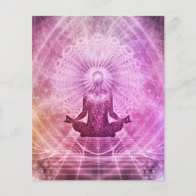 Meditation Yoga Faith Flygblad (Framsidan)