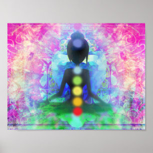 Meditation Yoga Poster Papper
