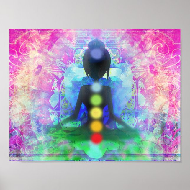 Meditation Yoga Poster Papper (Framsidan)