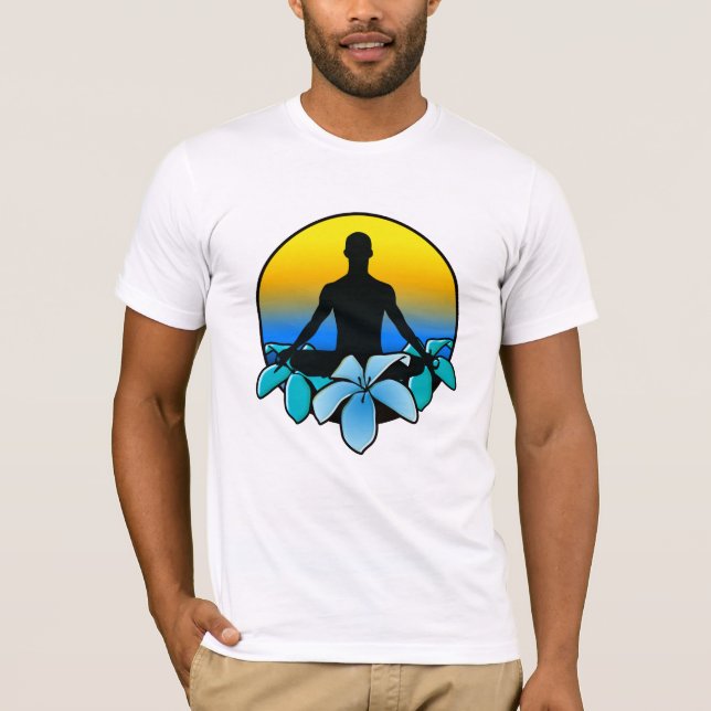 meditation & yoga t-shirt (Framsida)