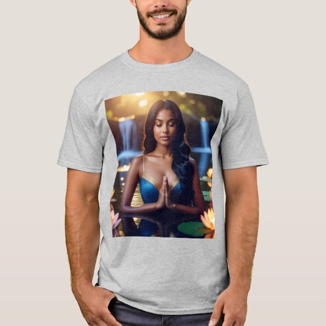 MEDITATION - YOGA - VÄLBEFINNANDE - CARPE DIEM T SHIRT (Framsida)
