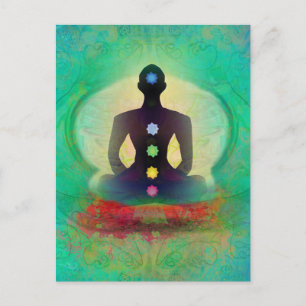 Meditation Yoga vykort