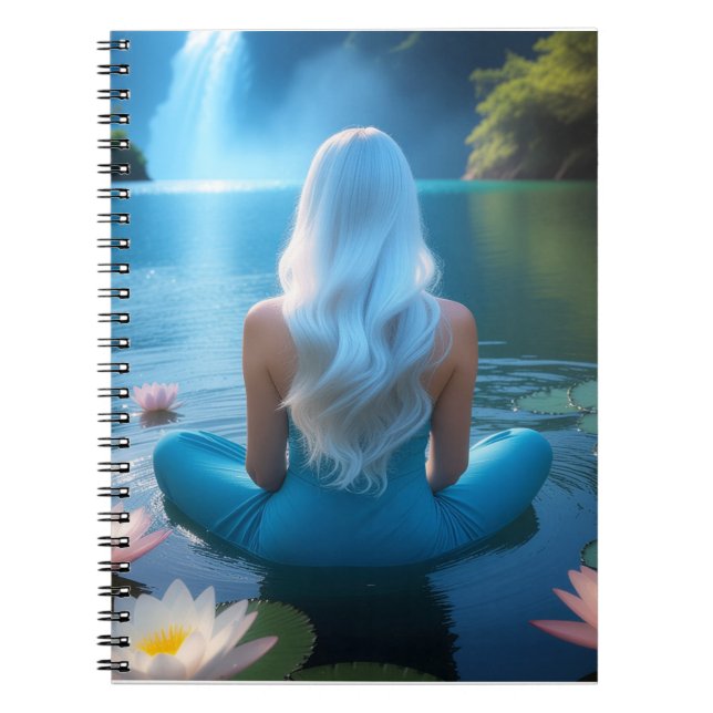 MEDITATION - YOGA - WELLNESS - CARPE DIEM ANTECKNINGSBOK (Framsidan)