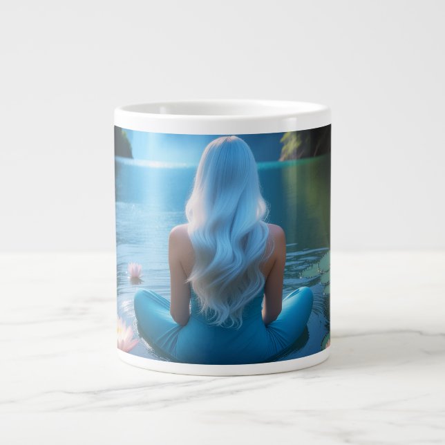 MEDITATION - YOGA - WELLNESS - CARPE DIEM JUMBO MUGG (Framsidan)