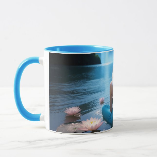 MEDITATION - YOGA - WELLNESS - CARPE DIEM MUGG (Vänster)