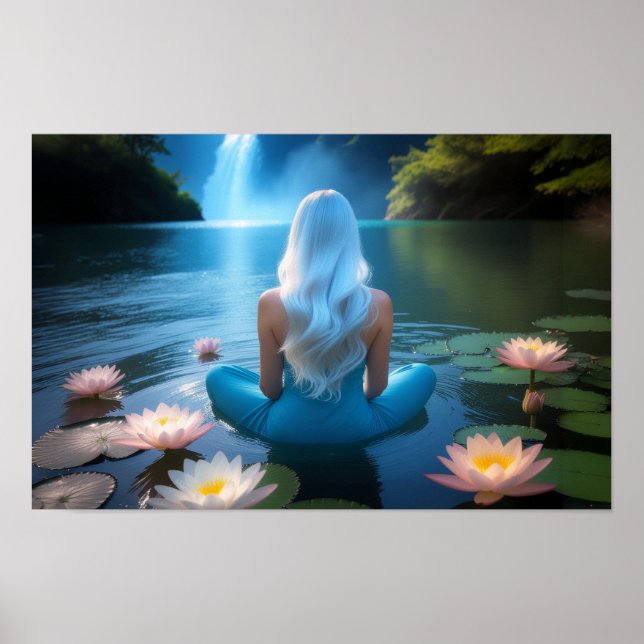 MEDITATION - YOGA - WELLNESS - CARPE DIEM POSTER (Framsidan)