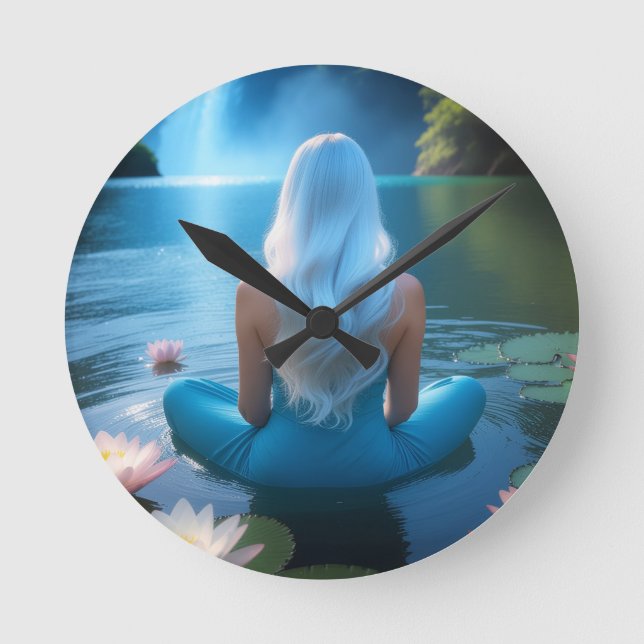 MEDITATION - YOGA - WELLNESS - CARPE DIEM RUND KLOCKA (Framsida)