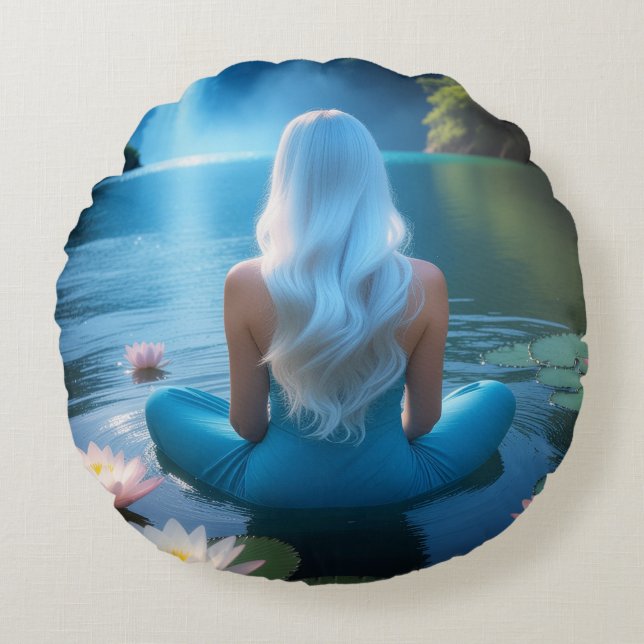 MEDITATION - YOGA - WELLNESS - CARPE DIEM RUND KUDDE (Framsidan)