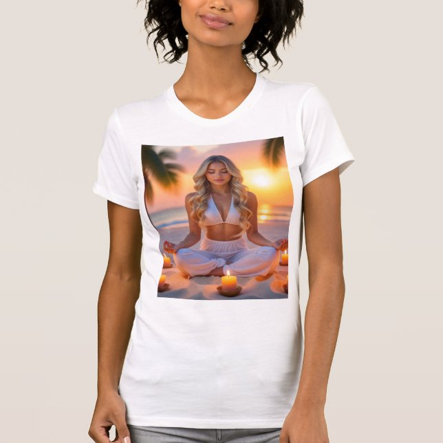 MEDITATION - YOGA - WELLNESS - CARPE DIEM T SHIRT (Framsida)