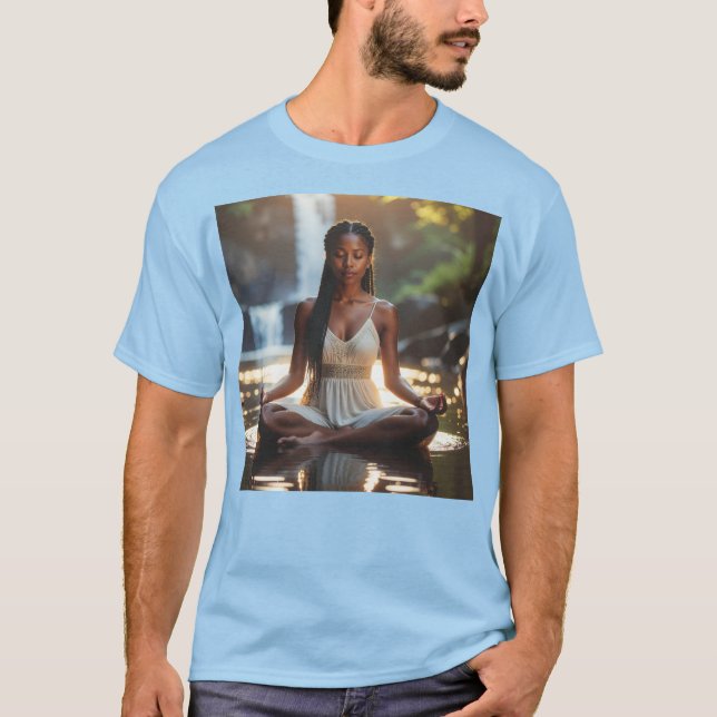 MEDITATION - YOGA - WELLNESS - CARPE DIEM T SHIRT (Framsida)