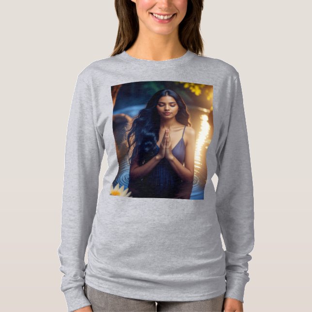 MEDITATION - YOGA - WELLNESS - CARPE DIEM T SHIRT (Framsida)