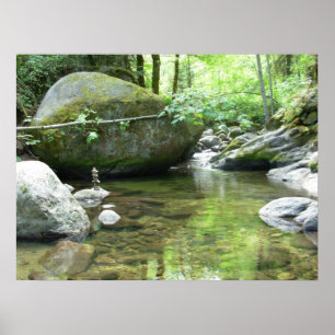 Meditationbassängtryck Poster
