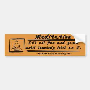 Meditationbildekal! Bildekal