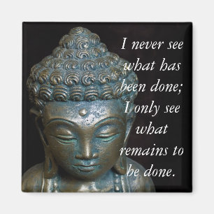 MeditationBuddha citationstecken. Magnet