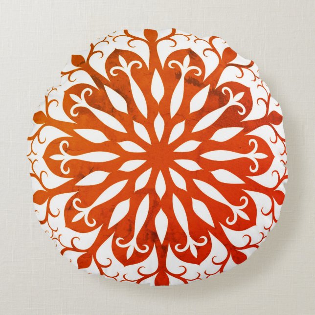 Meditationen dämpar rund kudde (Framsidan)