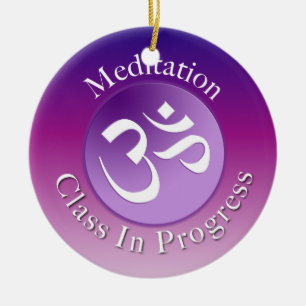 Meditationen klassificerar dörrhängaren julgransprydnad keramik