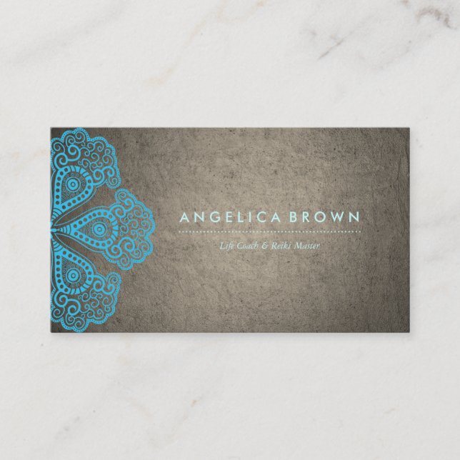 Meditationlärare- & livlagledarevisitkort visitkort (Framsida)