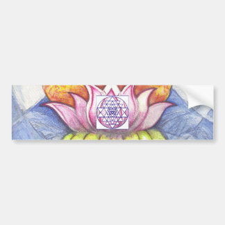 Meditationlotusblomma Bildekal
