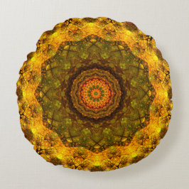 MeditationMandala Rund Kudde