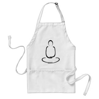 Meditationmansvart Förkläde