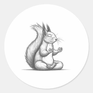 Meditations Meditationsanda Andlighet Yoga Buddhis Runt Klistermärke