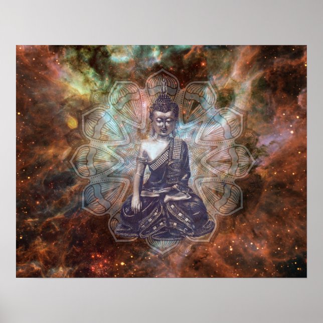 meditationsbuddha poster (Framsidan)