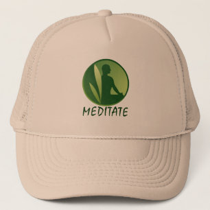 Meditationsdos Grönt Mjuk övertoning Truckerkeps