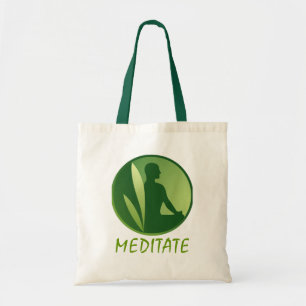 Meditationsdos Grönt Mjuk övertoning Tygkasse