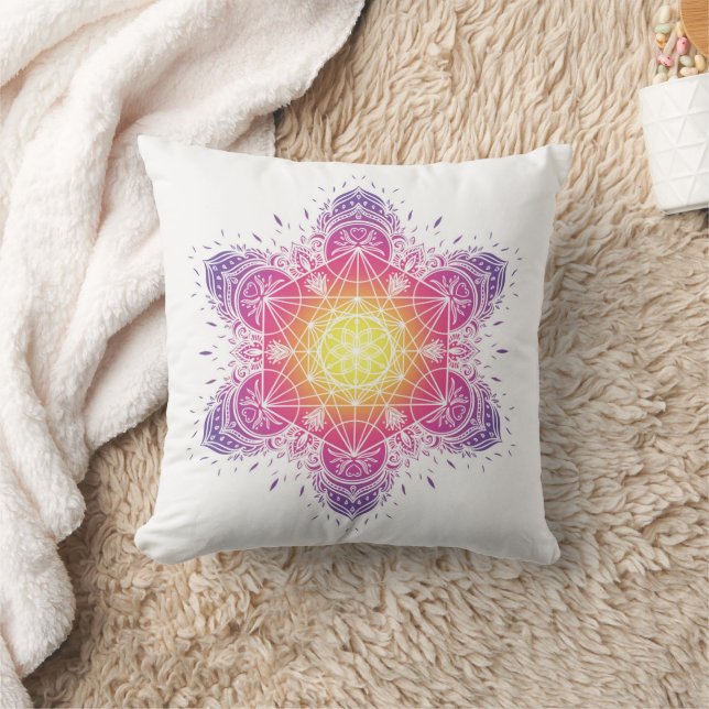 Meditationsdynor | mandala | metatron kudde (Filt)