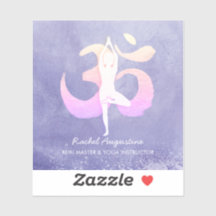 Meditationsföreläsare Yoga Pose Om Sign Väldigt Pe