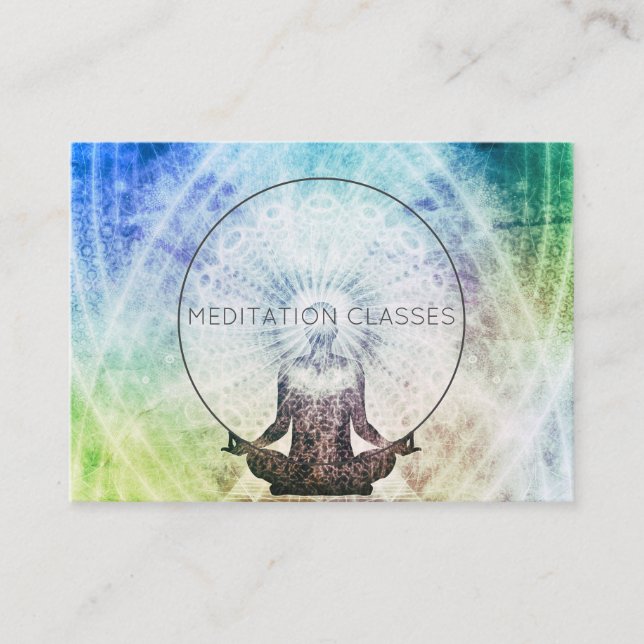 Meditationsinstruktion Visitkort (Framsida)