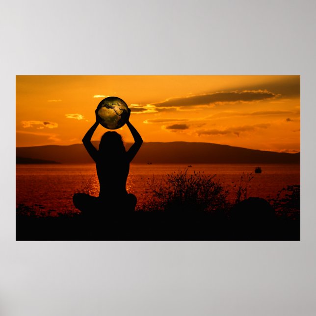 Meditationsjorden Poster (Framsidan)