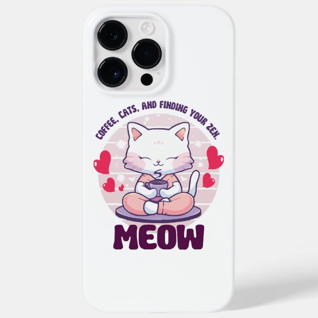 Meditationskatt  - Kawaii katt  (Baksida)