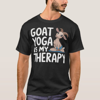 Meditationsklass Djurälskare Rolig Get T Shirt