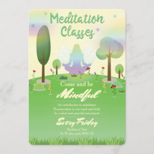 Meditationsklasser Inbjudningar
