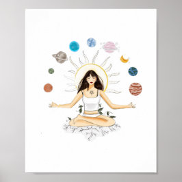 Meditationskonst Poster