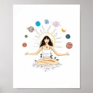 Meditationskonst Poster