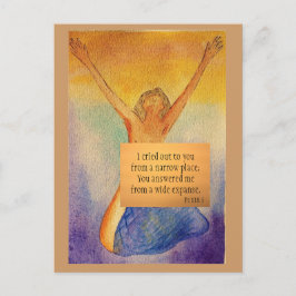 Meditationskort på Gratitude Vykort