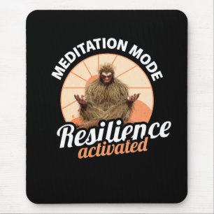 Meditationsläge Bigfoot Motståndskraft Aktiverad Musmatta