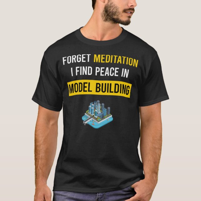 Meditationsmodell Byggnad T Shirt (Framsida)