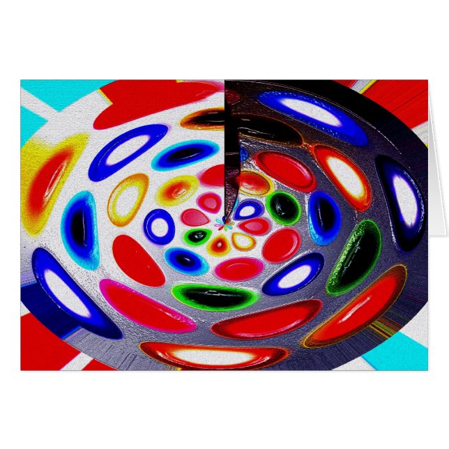 Meditationspaletten Hälsningskort (Framsidan Horizontal)