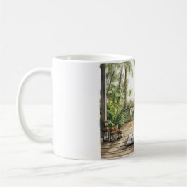 Meditationsyogaställning Serenitet Kaffemugg