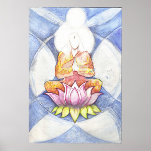 Meditationtryck Poster