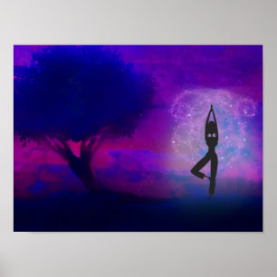 MeditationYogaaffisch Poster