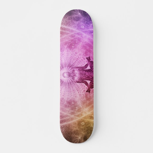 MeditationYogastil Skateboard Bräda 20 Cm (Framsida)