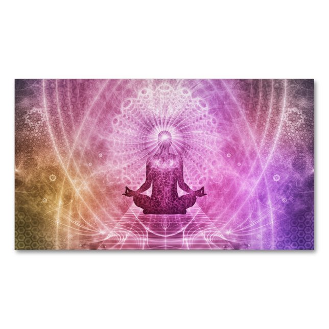 MeditationYogatro Visitkortmagnet (Framsida)