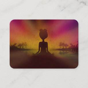 MeditationYogavisitkort Visitkort